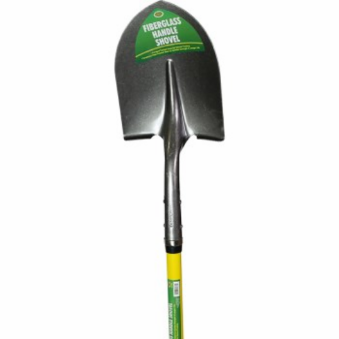 Howard Berger Svlr40 Round Point Shovel With Fiberglass Handle - 48 In.