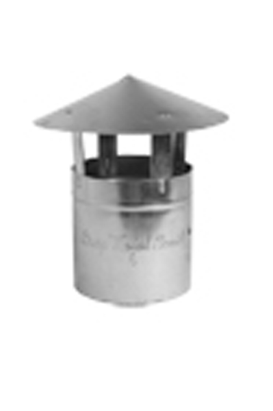 327off Chimney Cap 6 In. Old Style Shanty Cap Round