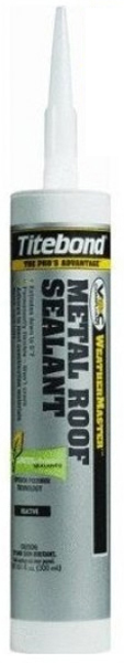 61441 10.1 Oz Titebond Metal Roof Sealant, Red - Pack Of 12