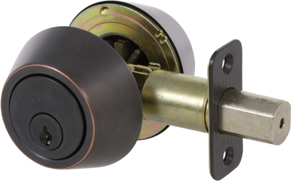 210s-cs-us10be Deadbolt Grade 3 Double Cylinder Oil Rubbed Bronze View Pack