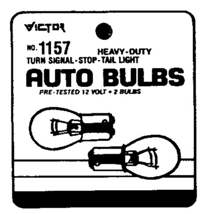 1157 Automotive Bulb Carded Of 2 - Pack Of 6