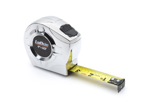 P2133 Tape Rule Power Pro, Chrome - 1 In. X 33 Ft.