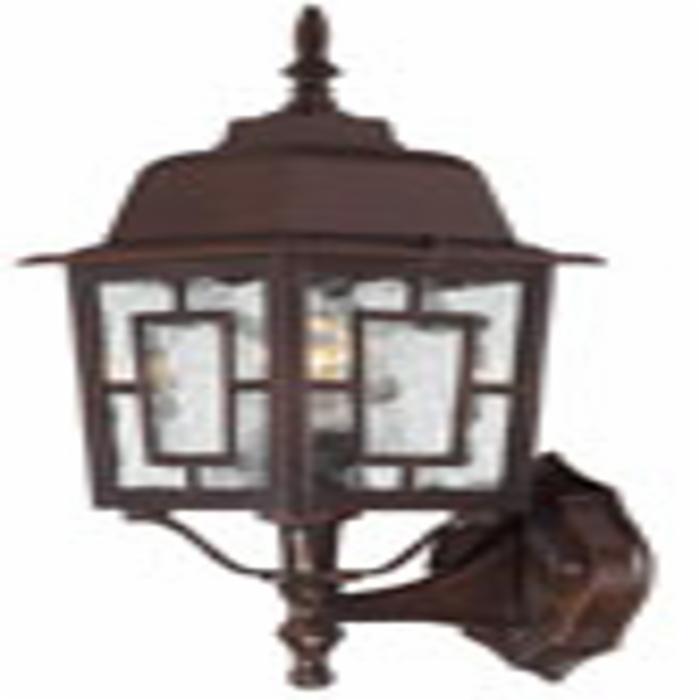 60-3488 6 In. Arm Up Wall Lantern, Rustic Bronze