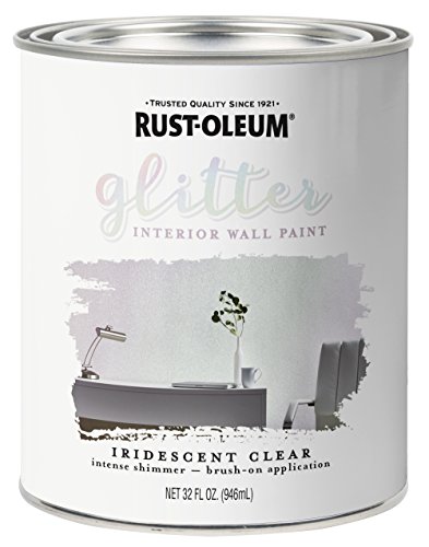 Rustoleum 323860 Glitter Paint T Irridescent Quart