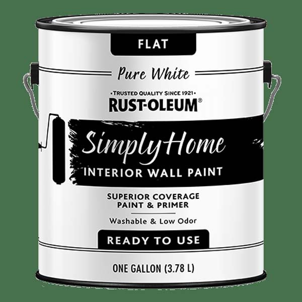 Rustoleum 332119 Simply Home Flat White Gallon - Pack Of 2