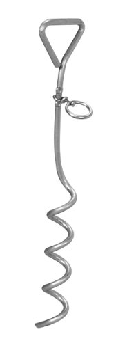 7692006 Tieout Stake Spiral, Zinc - 15.5 In.