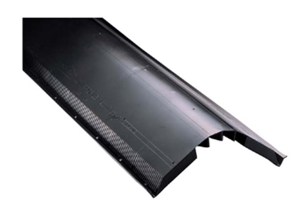 Air Vent Vvpn Shingle Over Ridge Vent With Nail, Black - 4 Ft. - Pack Of 10