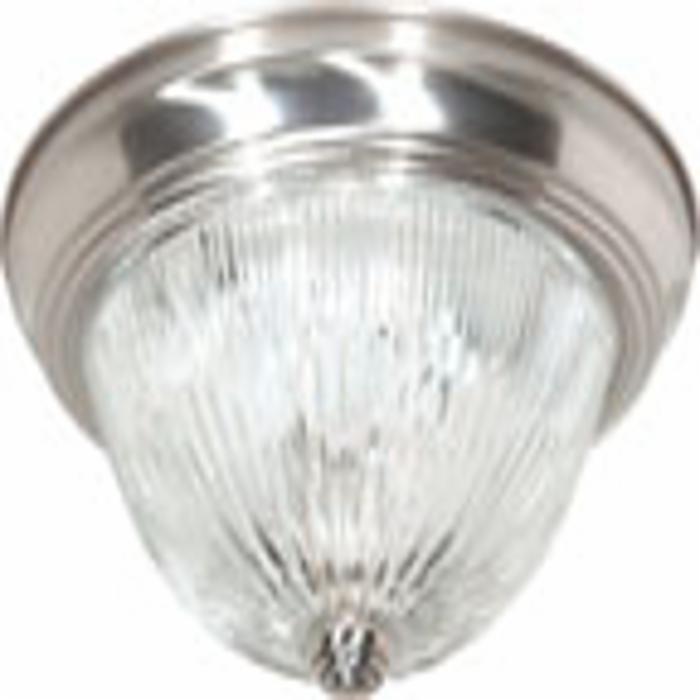 60-6023 11 In. Flush Mount Dome Brushed Nickel