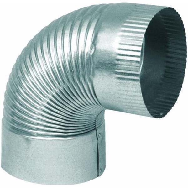 4-30-302c Elbow Corrugated 30 Gauge 4 In. Galvanized - Pack Of 12