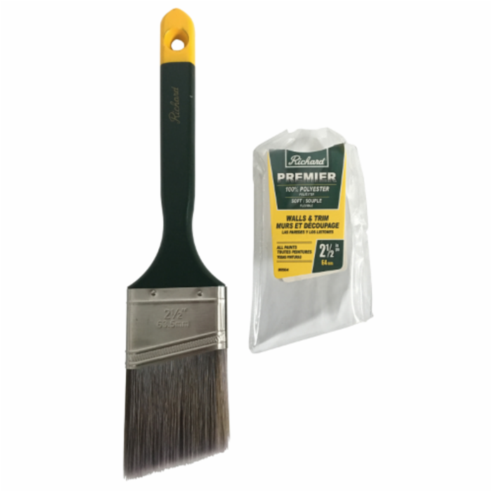 80504 2.5 In. Angular Paint Brush Premier