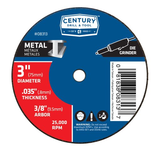 8313 Thick Type 1a Cutting Wheel - 3 X 0.035 In.
