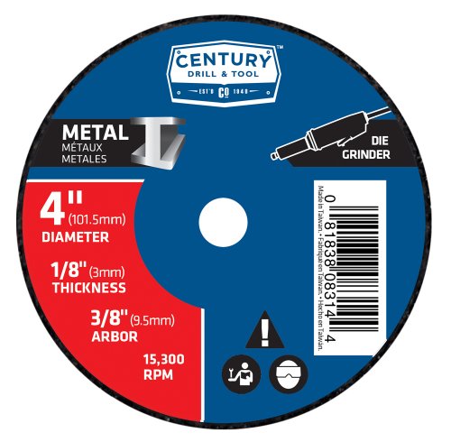 8314 Thick Type 1a Cutting Wheel - 3 X 0.035 In.