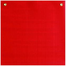49893-12 Safety Flag Heavy Duty, Red - 18 X 18 In.