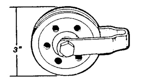 Gd009c Pulley With Clevis - 3 In.
