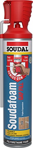 Soudal Accumetric 454800 Gap Filling Gun Foam Genius Gun, 20 Oz - Pack Of 12