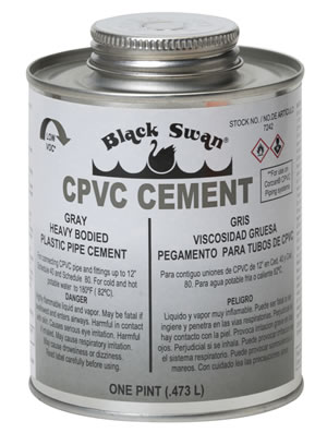 7094 Pvc Solvent Cement Gray Heavy Bodied - 16 Oz