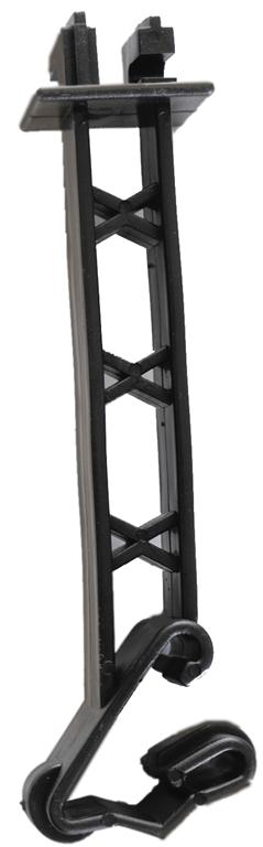 550 5 in. Reverse T-Post Insulator - Black