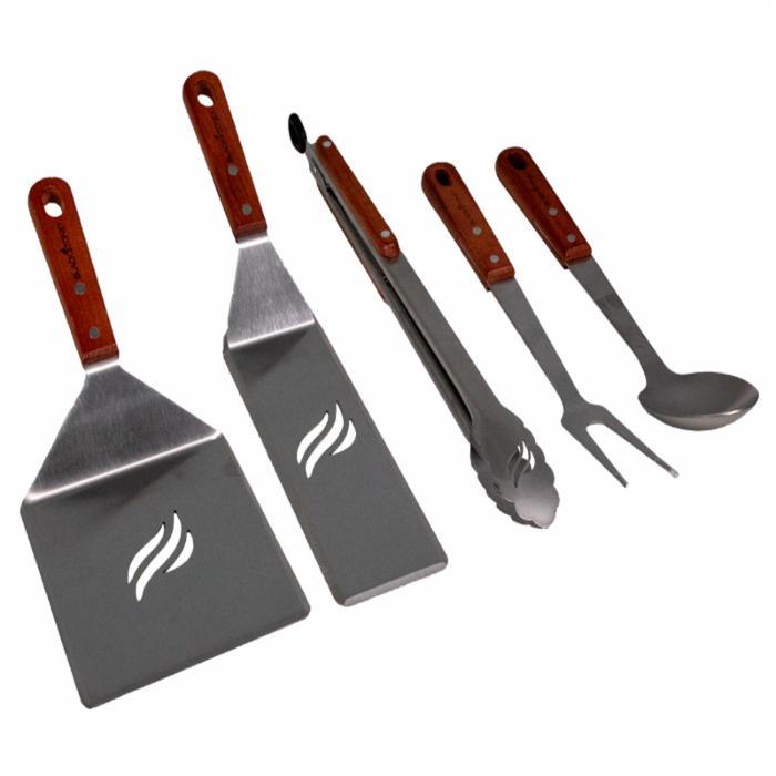 5039 Blackstone Griddle Toolkit With Wood Handles
