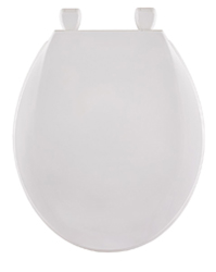 Hp1200-001 Plastic Round Toilet Seat - White
