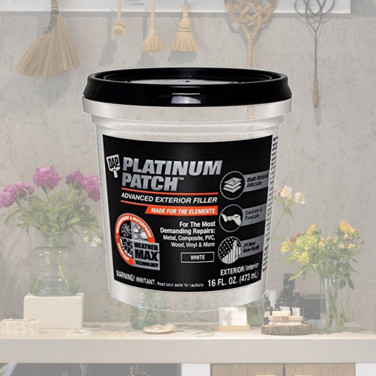 Picture of Dap Adhesives 18741 Platinum Patch Exterior Filler - 16 oz