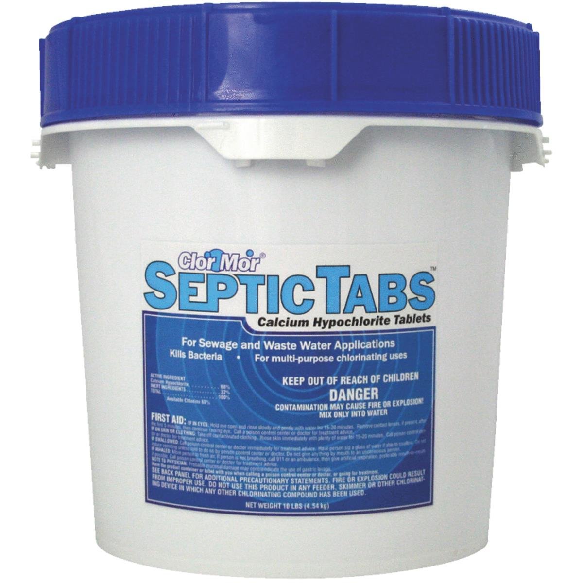 UPC 758293711348 product image for F013010040EP Clor Mor Septic Tabs - 10 lbs Pail | upcitemdb.com