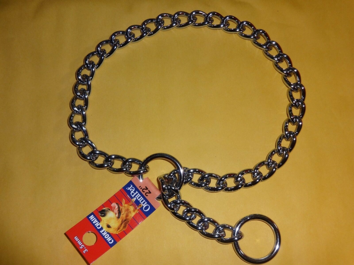 Leather Brothers 16222 Chain Collar - 3.5 Mm X 22 In.
