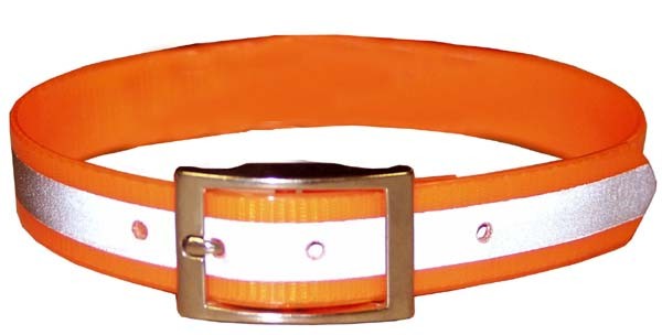 Leather Brothers 100drfor21 Reflective Collar - 1 X 21 In.