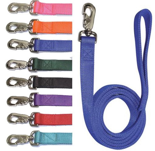 Leather Brothers 1124rd 2p Nylon Lead - 1 In. X 4 Ft.
