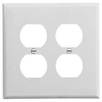 Pj82w Recept Plate 2 Gang Mid-size - Pack Of 20