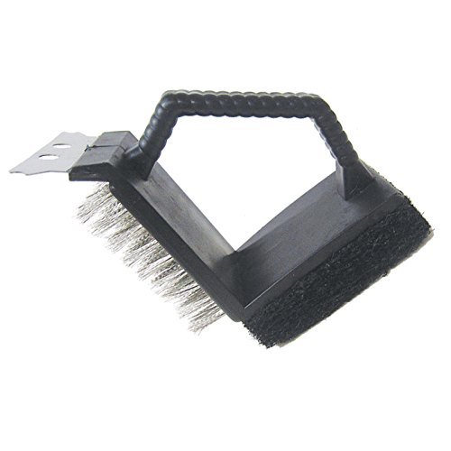 B65a6 Bbq Combo Grid Scrubber & Brush - 6 In.