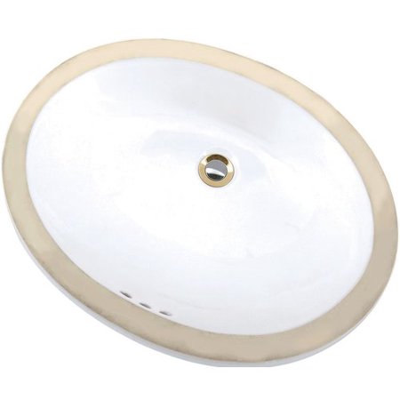 216ns-wht Lavatory Under Counter Oval, White - 17 X 14 In.