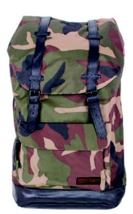 B60825 53 X 30 X 18 College Deliziosa Backpack, Camo Jungle