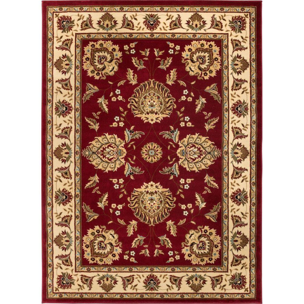 Abbasi Traditional Rug, Red - 10 Ft. 11 In. X 15 Ft.