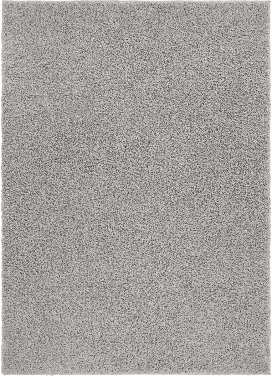79188 Madison Shag Piper Soft Grey Modern Solid Area Rug - 9 Ft. 3 In. X 12 Ft. 6 In.