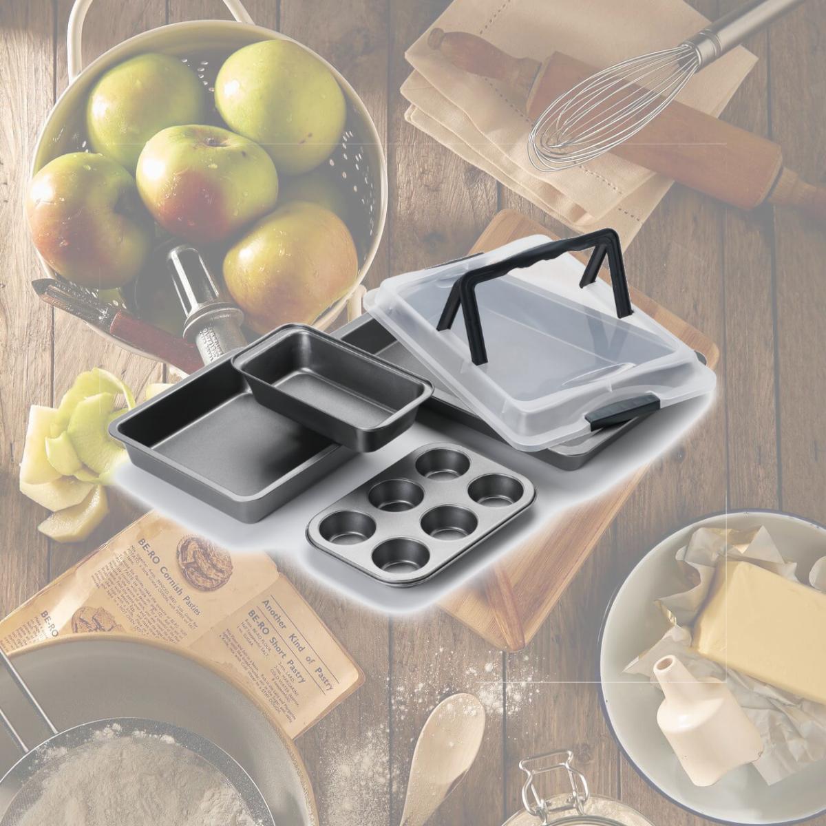Picture of GOURMET EDGE 80-1055 5PC NONSTICK BAKEWARE SET