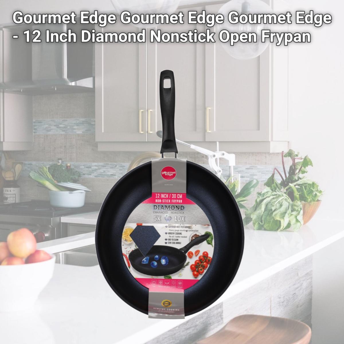 Picture of Gourmet Edge Gourmet Edge Gourmet Edge - 12 Inch Diamond Nonstick Open Frypan