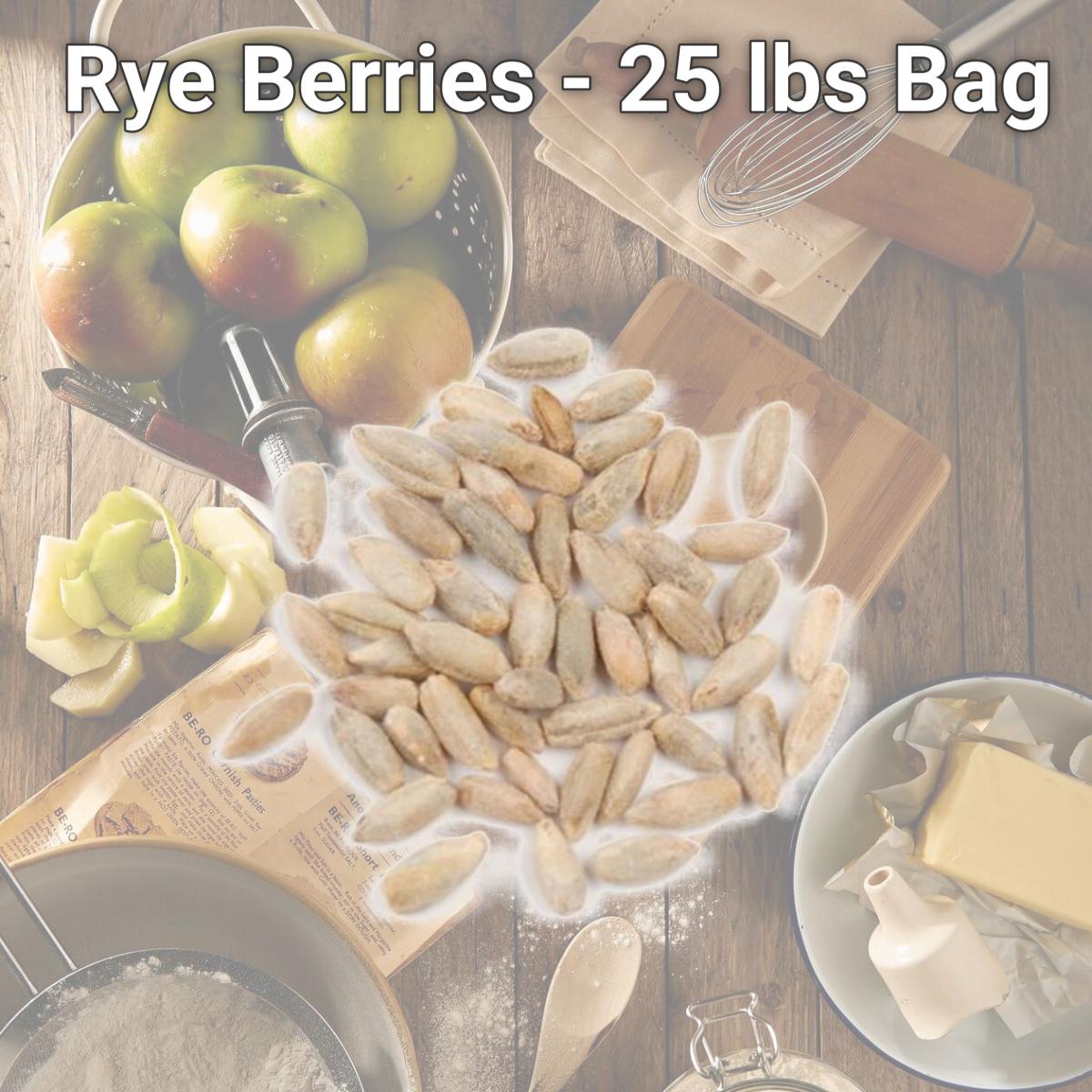 Picture of DAllesandro Rye Berries - 25 lbs Bag