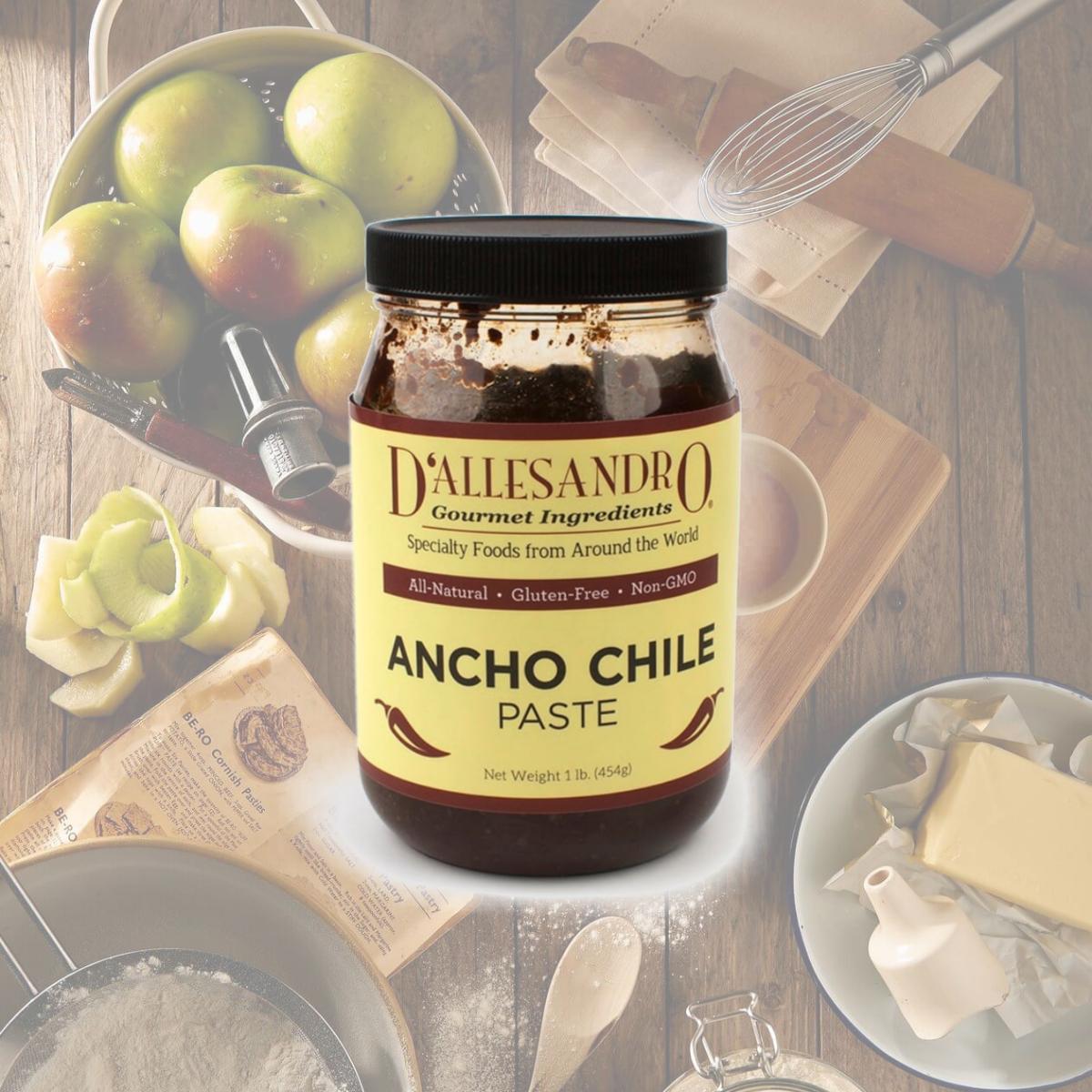 Picture of Woodland Foods 258264 Ancho Chile Paste, 4 / 1 Pound Jar Case