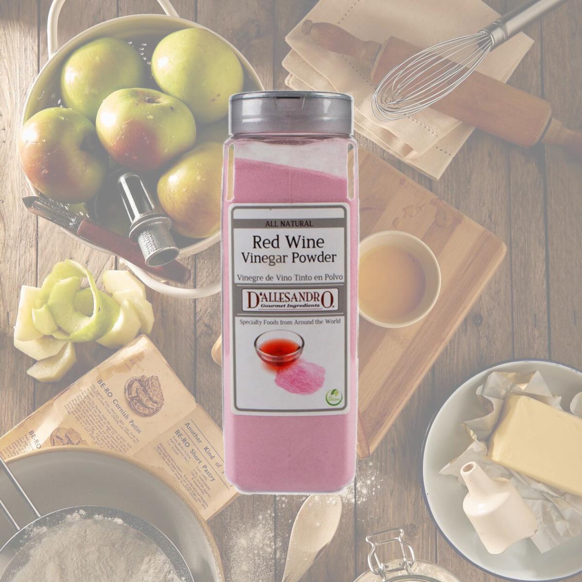 Picture of Woodland Foods 299106 Red Wine Vinegar Powder, 16 Ounce Jar