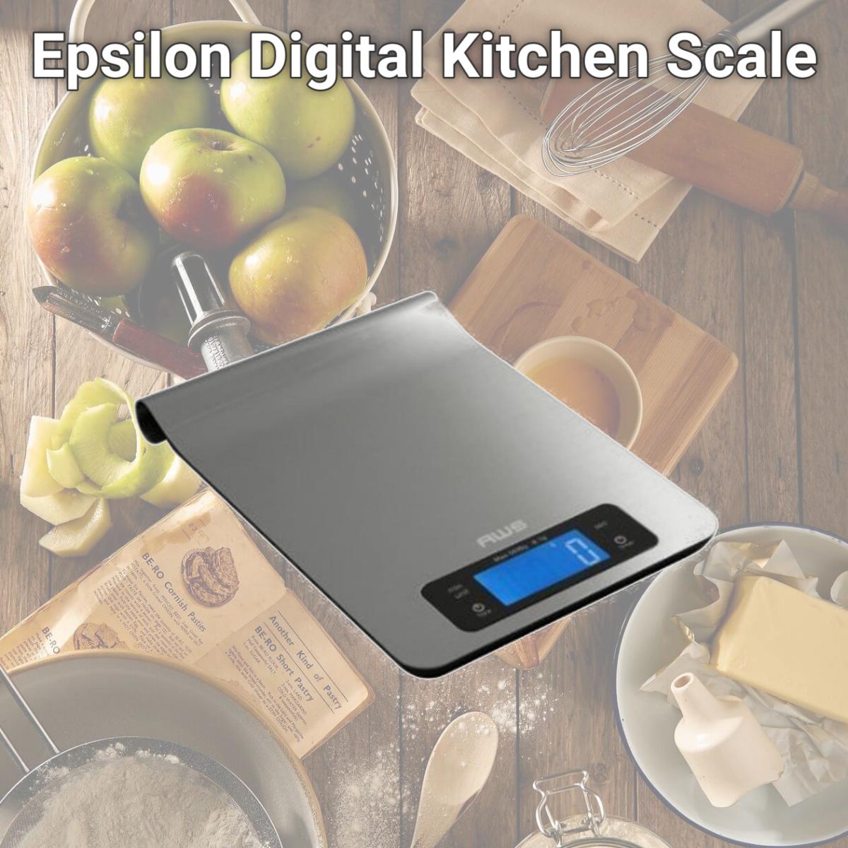 Picture of AWS EP-5KG Epsilon Digital Kitchen Scale