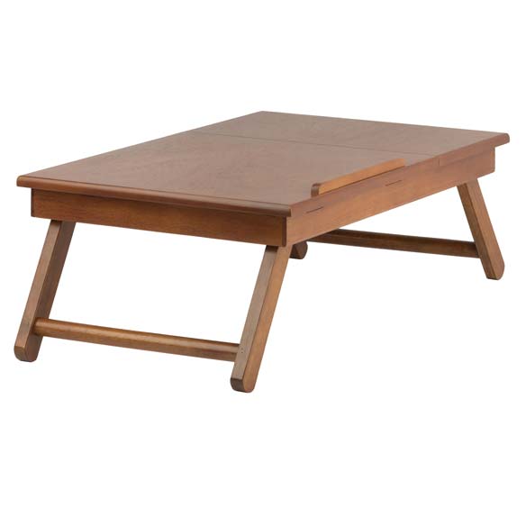 33623 Anderson Lap Desk, Flip Top With Drawer & Foldable Legs