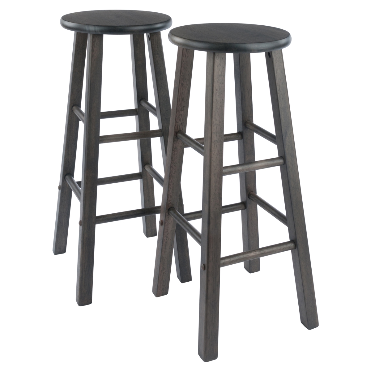 16270 29 In. Element Set Bar Stool, Oyster Gray - 2 Piece