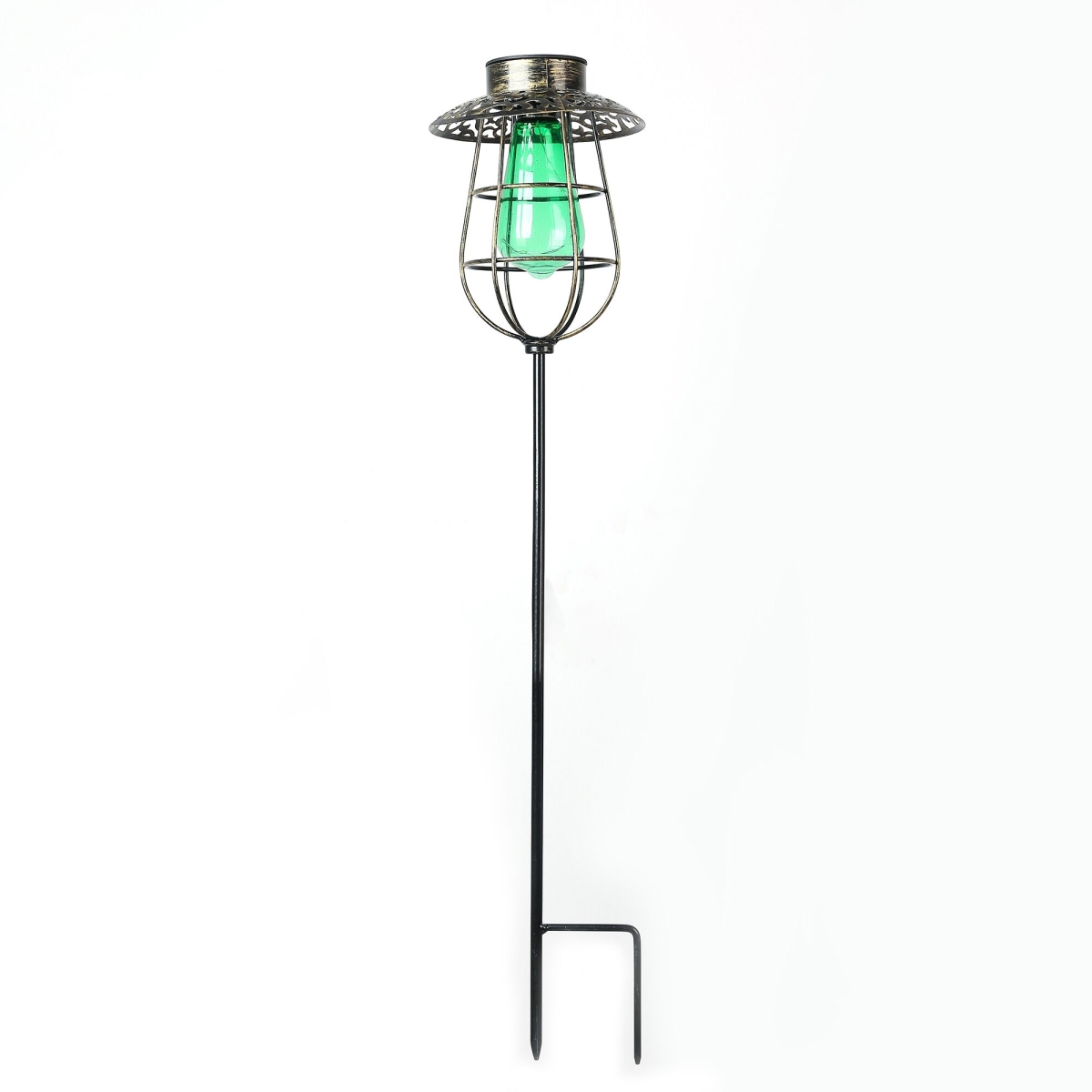 Luxen Home Wh155 Solar Light Lantern Garden Stake