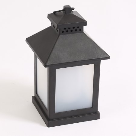 Luxen Home Whdl285 Flaming Lights Traditional Lantern - Black