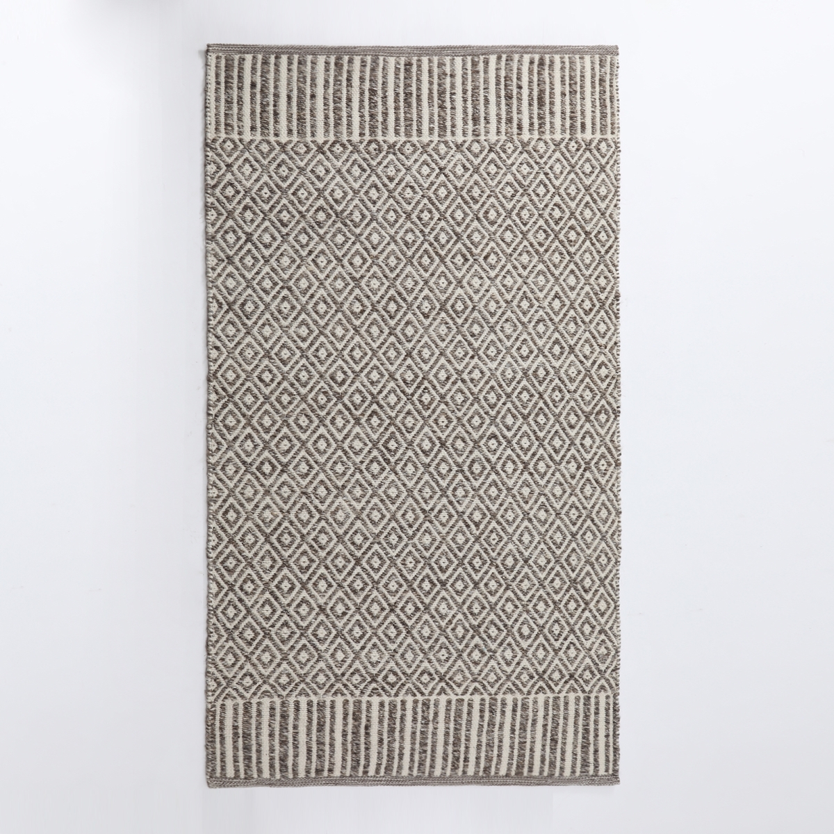 Whtxr638-l 4 X 6 Ft. Handwoven Cotton & Viscose Rug, Brown & White