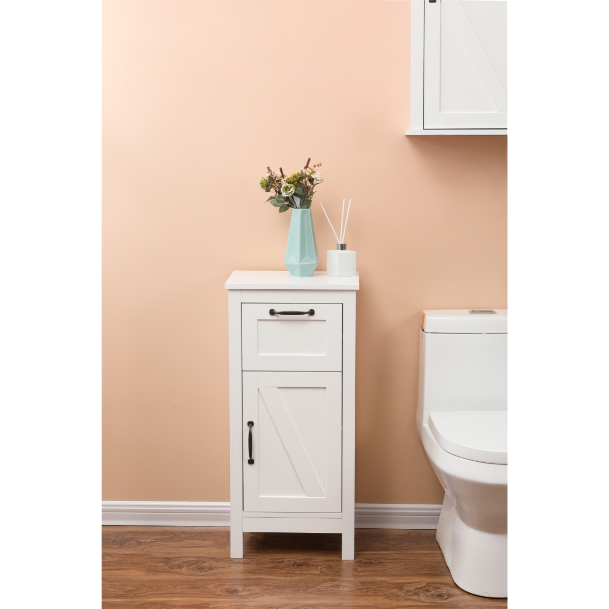Whif1000 15.1 X 32.1 X 11.8 In. White Mdf 1-door Accent Cabinet