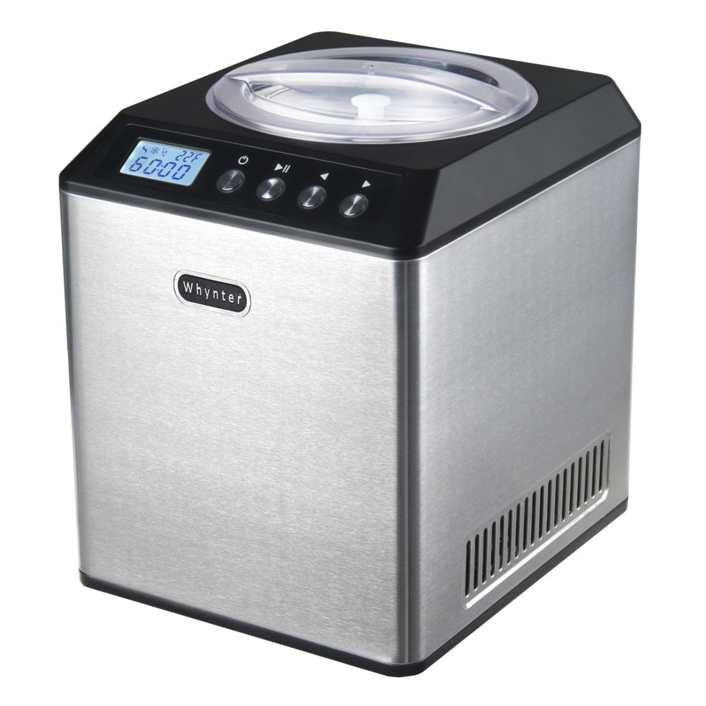 Icm-20 In.sb 2.1 Qt Upright Ice Cream Maker With Stainless Steel Bowl