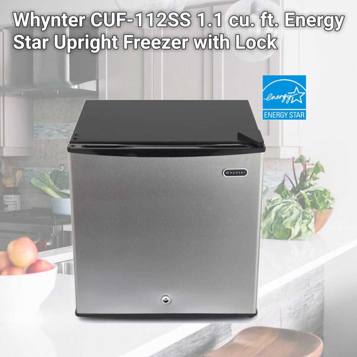 Picture of Whynter CUF-112SS 1.1 cu. ft. Energy Star Upright Freezer with Lock