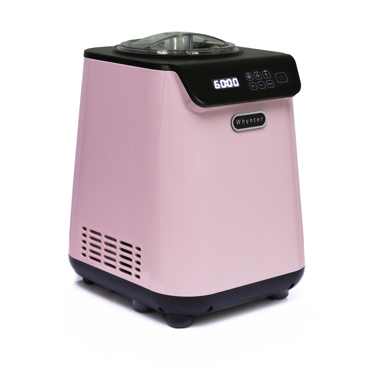 Picture of Whynter ICM-128BPS 1.28 qt. Compact Upright Automatic Ice Cream Maker with Stainless Steel Bowl Limited Black Pink Edition