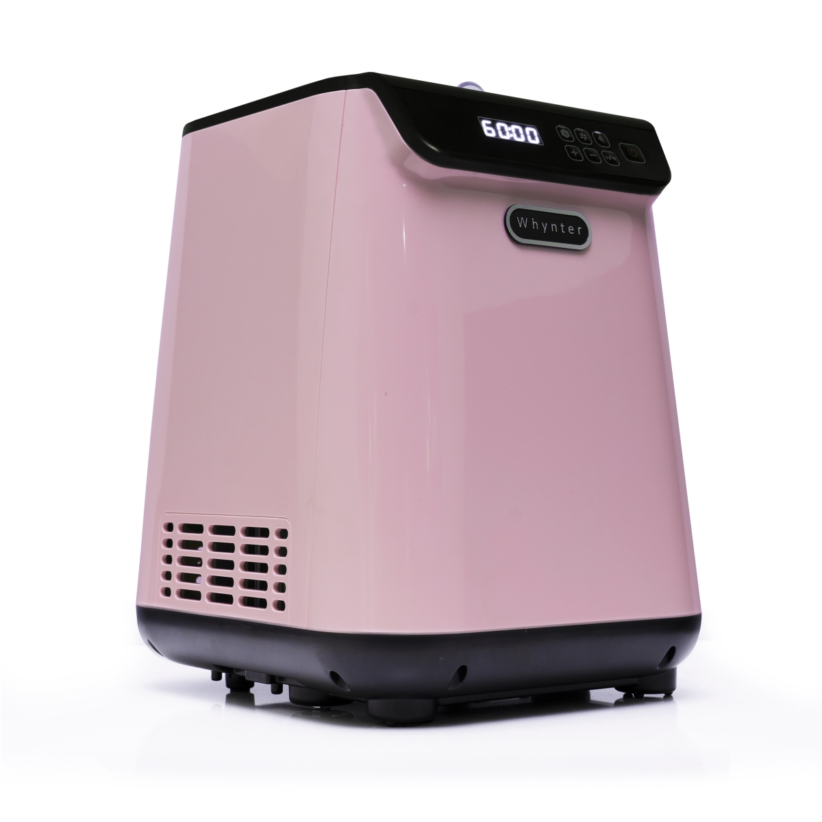Picture of Whynter ICM-128BPS 1.28 qt. Compact Upright Automatic Ice Cream Maker with Stainless Steel Bowl Limited Black Pink Edition